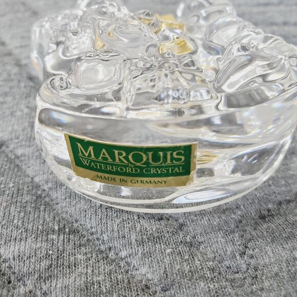 VNT Marquis Waterford Crystal Christmas Figurine Elves Packing The Sleigh Boxed - Picture 5 of 7